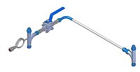 Manuell einstellbarer Bypass M16x1 mit Manometer-Anschluss