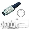 Produktbild zu Kabelstecker 3-polig für ECS/LEVEL - 4399
