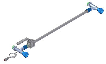Manually adjustable bypass M30x1,5 with connection for manometer Manually adjustable bypass M30x1,5 with connection for manometer