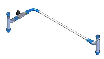 Bypass M16x1 for Unistat, bench top Bypass M16x1 for Unistat, bench top