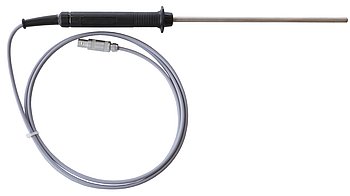 Temperature sensor Pt100, closed, Ø 6 mm, 200 mm