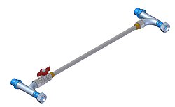 Manuell einstellbarer Bypass G3/4 für Unichiller